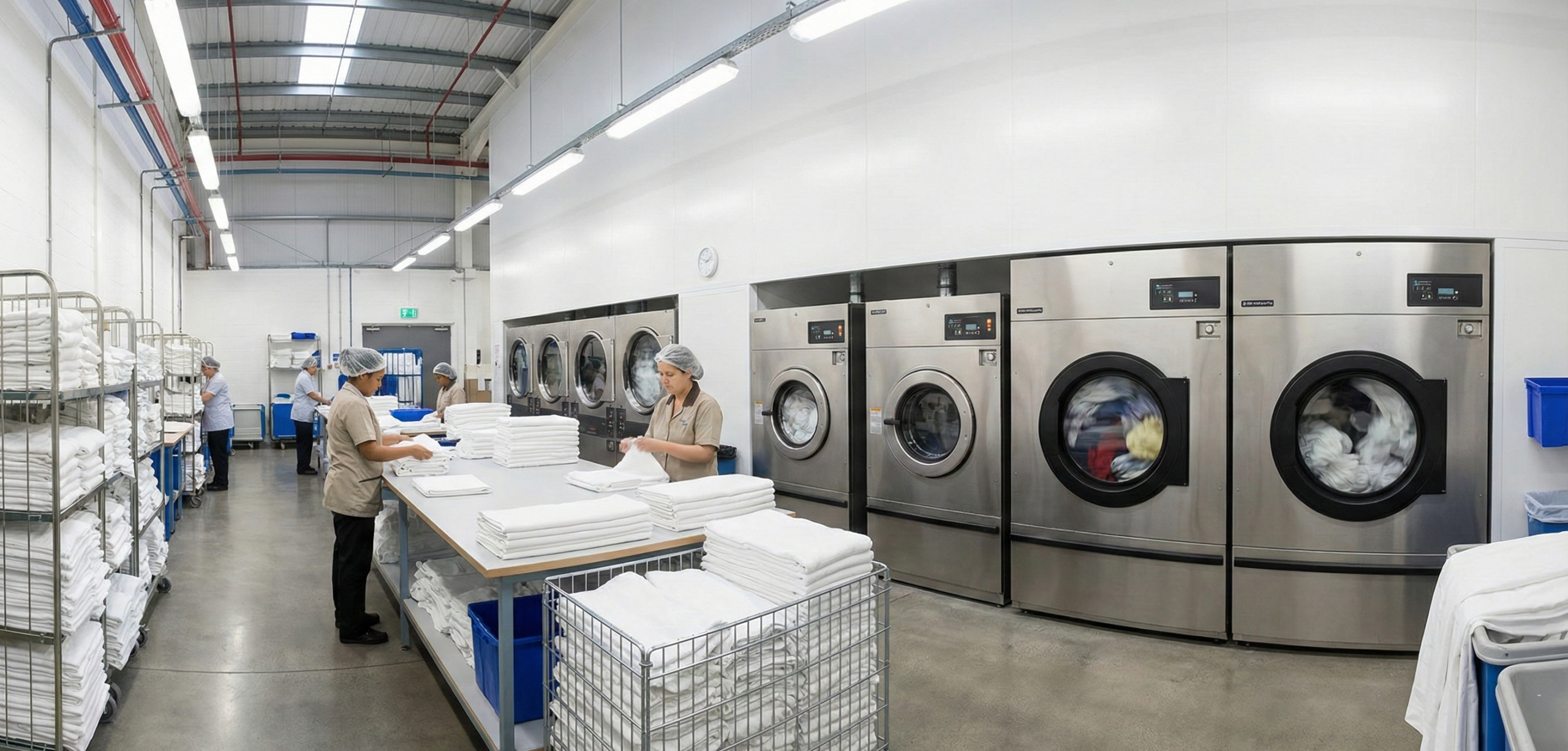 Commercial laundry best practices for hotel linens