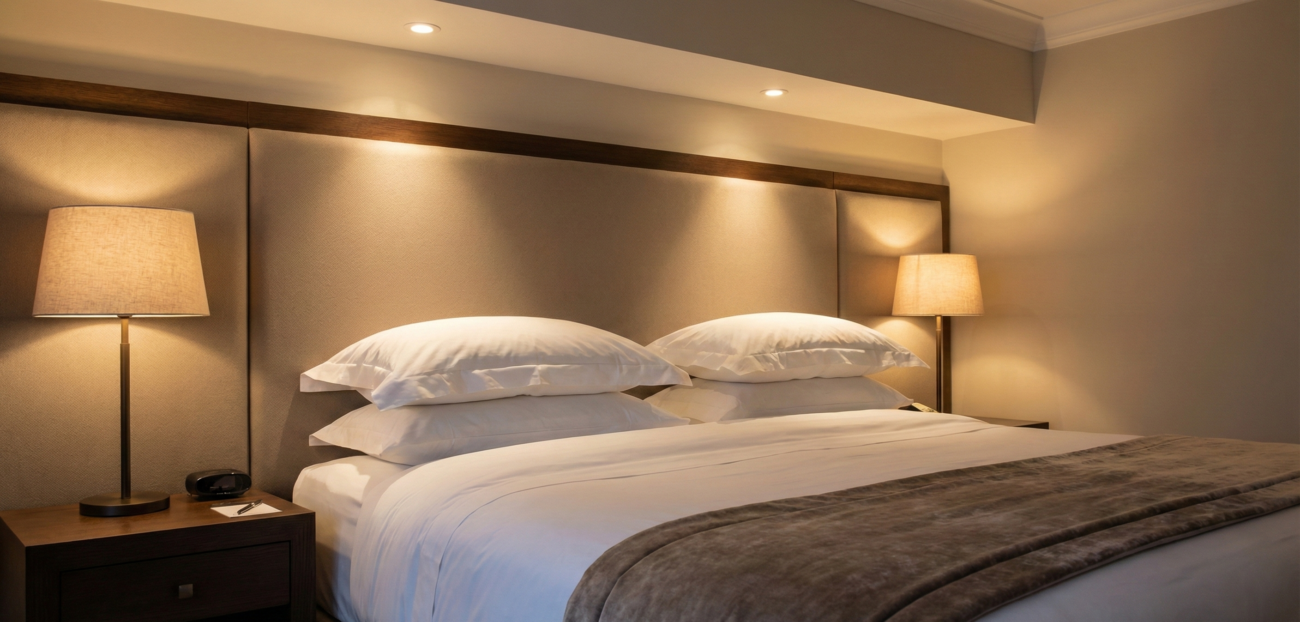 Why High-Quality Linens Are a Secret to 5-Star Hotel Ratings 10 Luxury hotel bed with high-quality linens for guest comfort