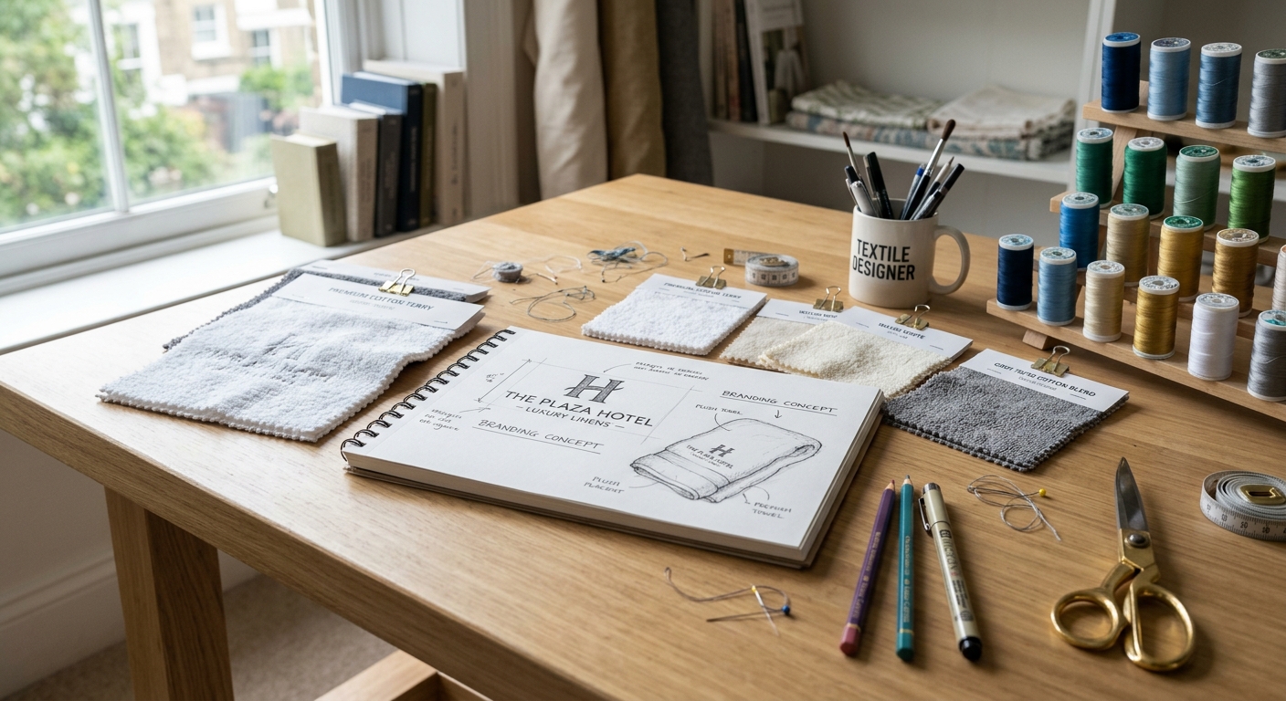 Bespoke hotel linen service design and fabric development