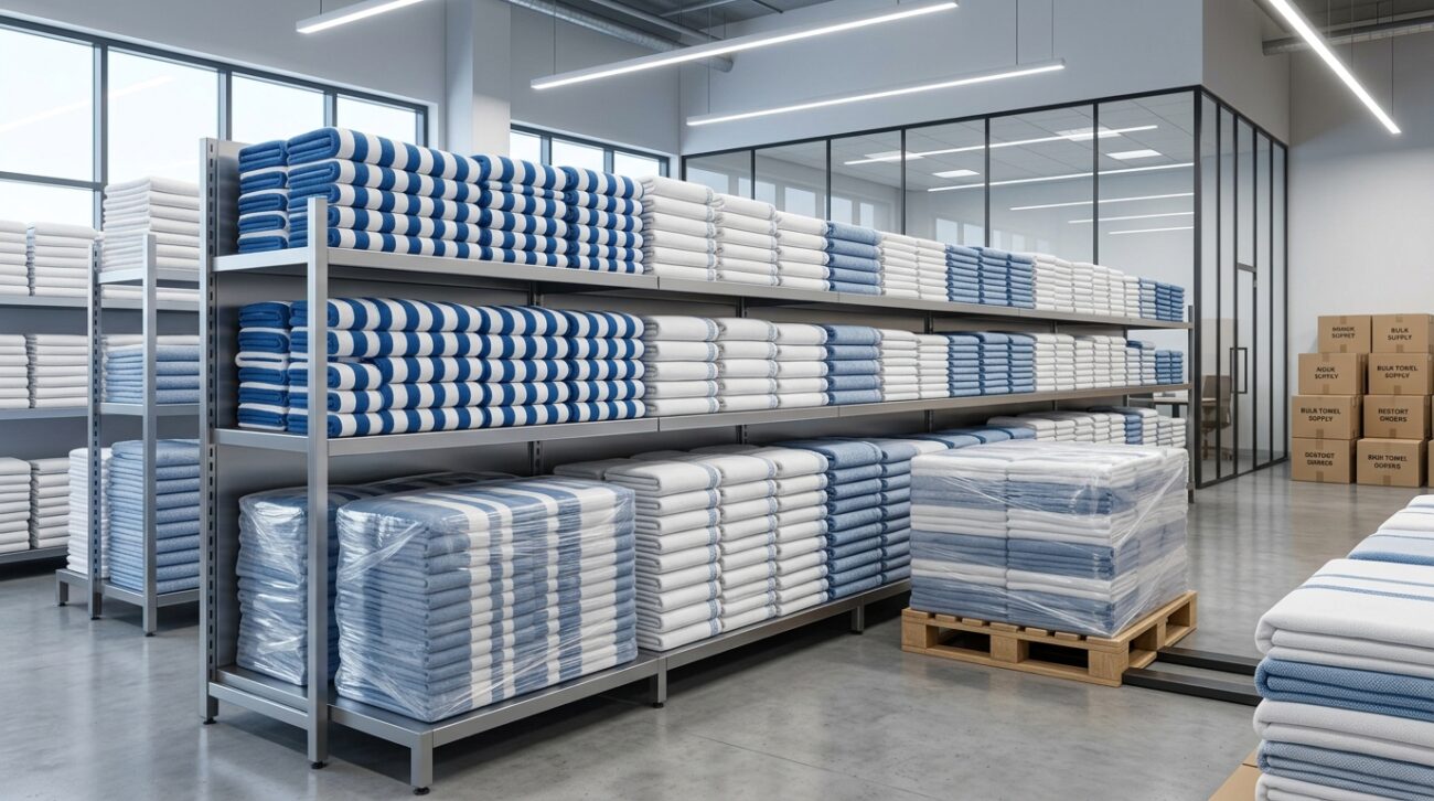 Beach Resort Pool Towels: What 5-Star Resorts Look for in a Bulk Supplier 3 Bulk pool towel supply for beach resorts and hotel chains in UAE