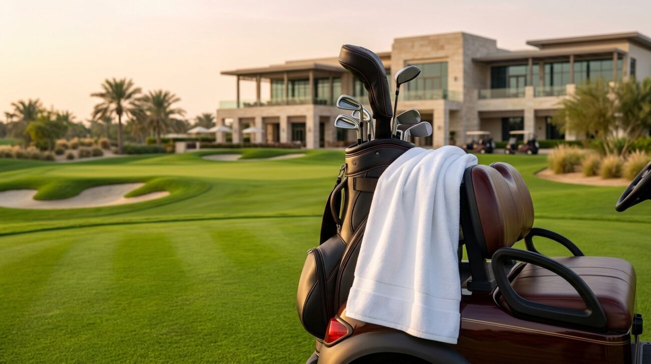 Golf Resort Towels UAE: Poolside, Locker Room & Bath Towel Supply Guide 3 Golf resort towels supplied for UAE golf clubs and luxury resorts