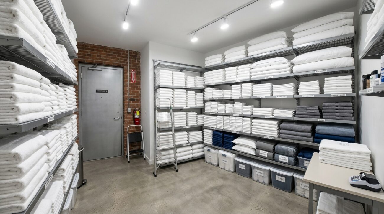 Hotel Linen Procurement for Boutique Hotels in the UAE 3 Boutique hotel linen storage and procurement GCC hotel supply
