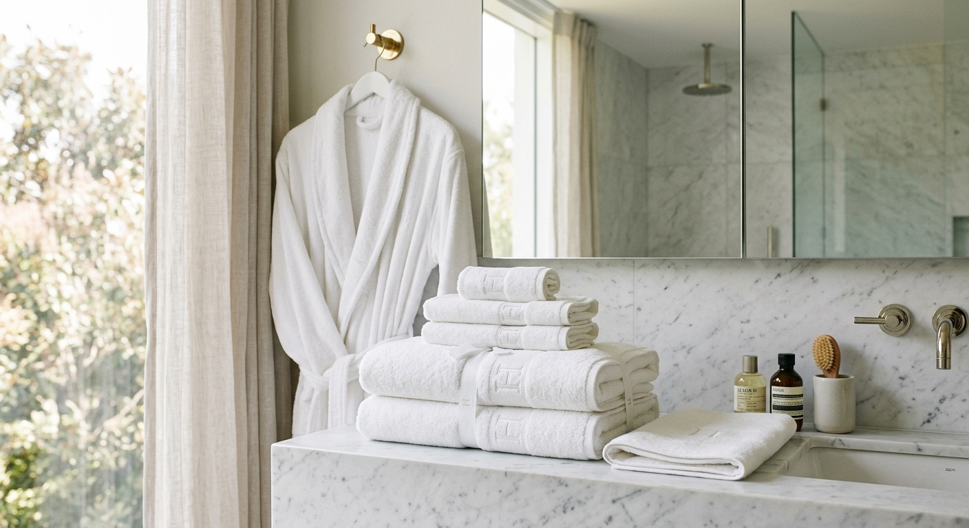 Luxury hotel bath linen solutions for UAE hotel properties