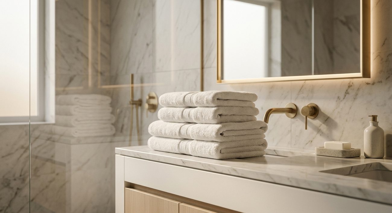 Zero-Twist Bath Towels for Hotels: What They Are and Why They Matter 2 Gemini Generated Image yw6wcnyw6wcnyw6w